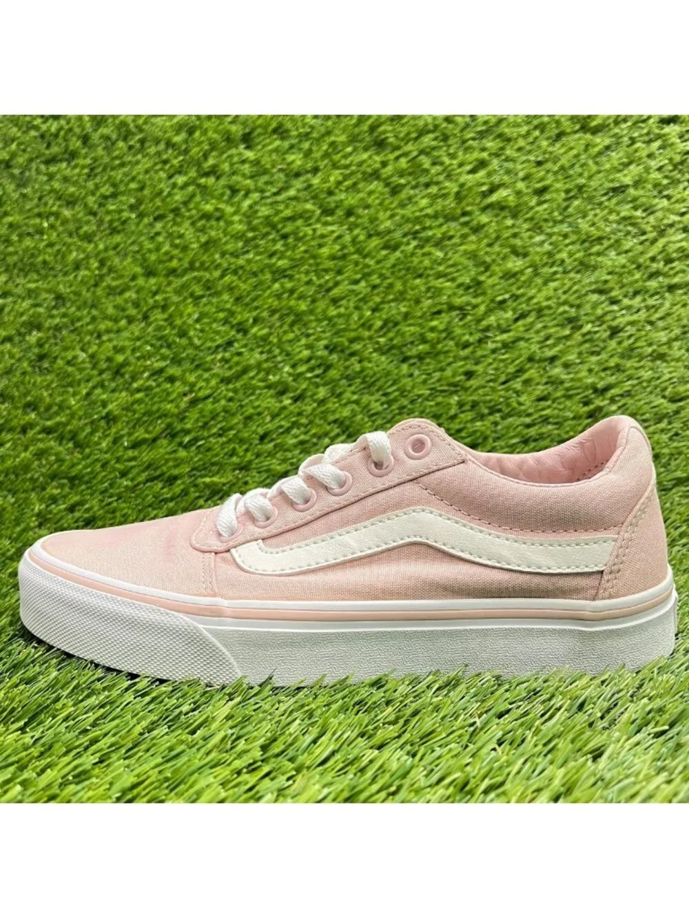 Vans Ward Low Sepia Rose Pink Womens Size 6.5 Athletic Skateboard Shoes Sneakers